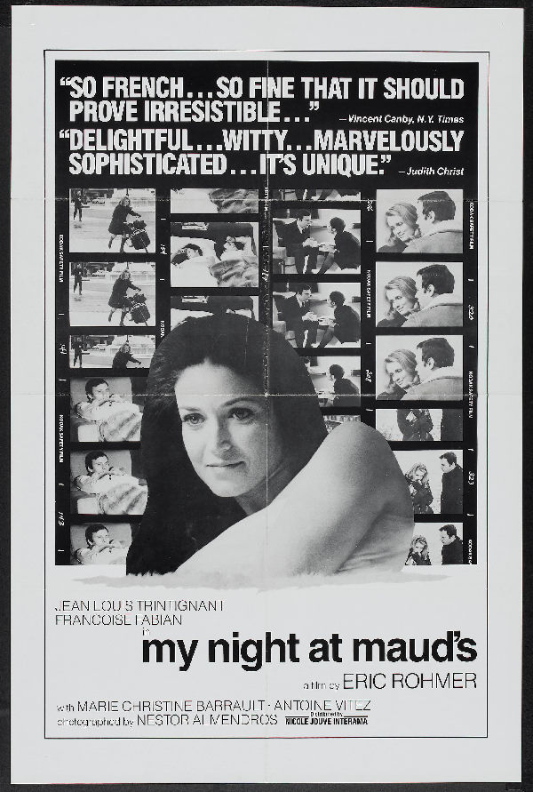 My Night At Maud's (Ma nuit chez Maud) showtimes