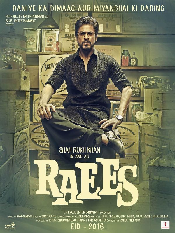 'Raees' movie poster