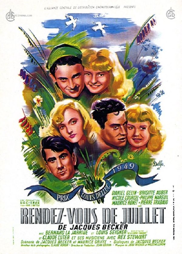 'Rendezvous in July (Rendez-vous de juillet)' movie poster