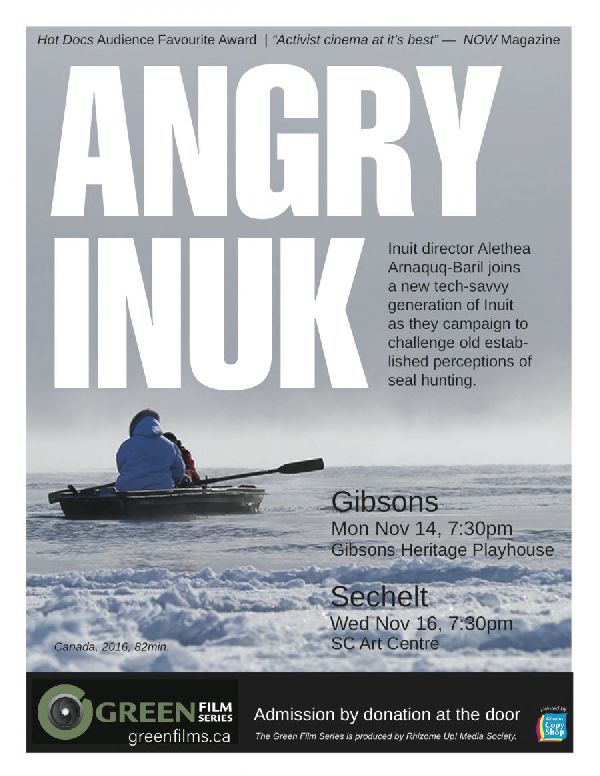 Angry Inuk showtimes
