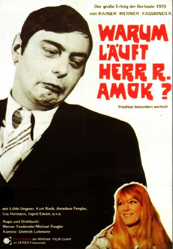 Why Does Herr R. Run Amok? (Warum Lauft Herr R. Amok?) showtimes