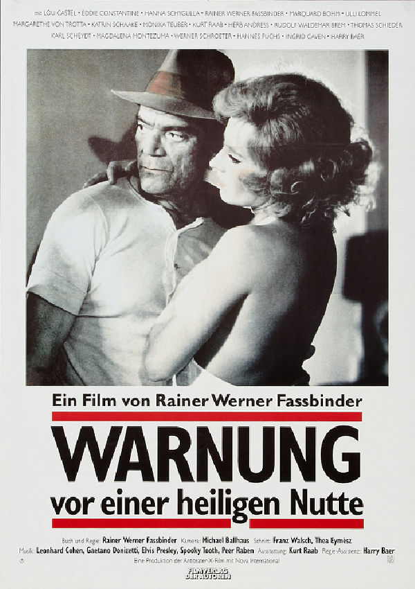 Beware of a Holy Whore (Warnung vor einer heiligen Nutte) showtimes
