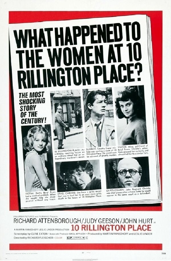 '10 Rillington Place' movie poster