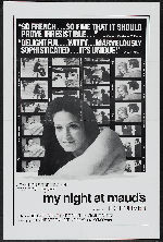 My Night At Maud's (Ma nuit chez Maud) showtimes