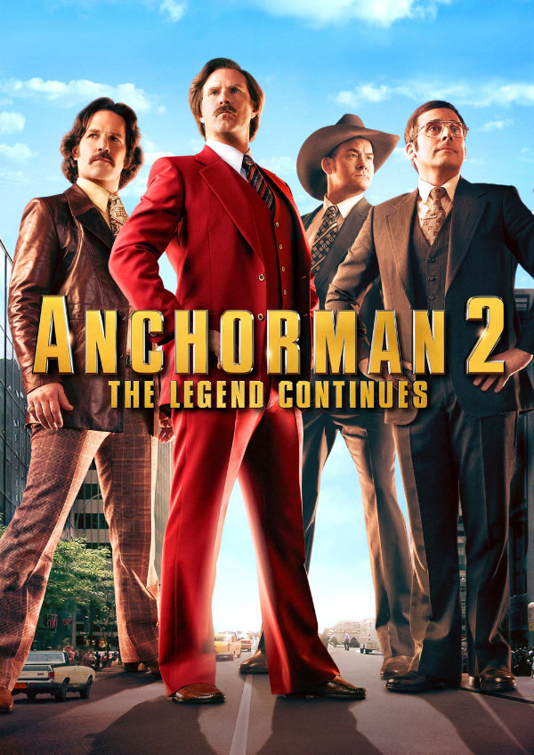 'Anchorman 2: The Legend Continues' movie poster