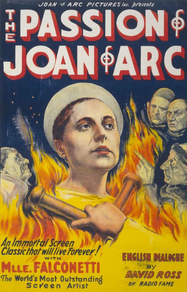 'The Passion Of Joan Of Arc' movie poster