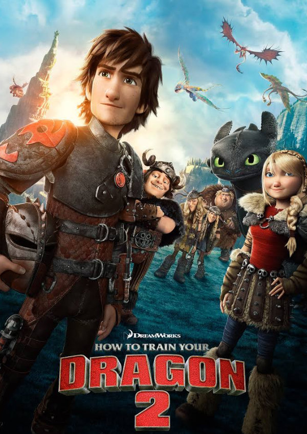 'How To Train Your Dragon 2' movie poster