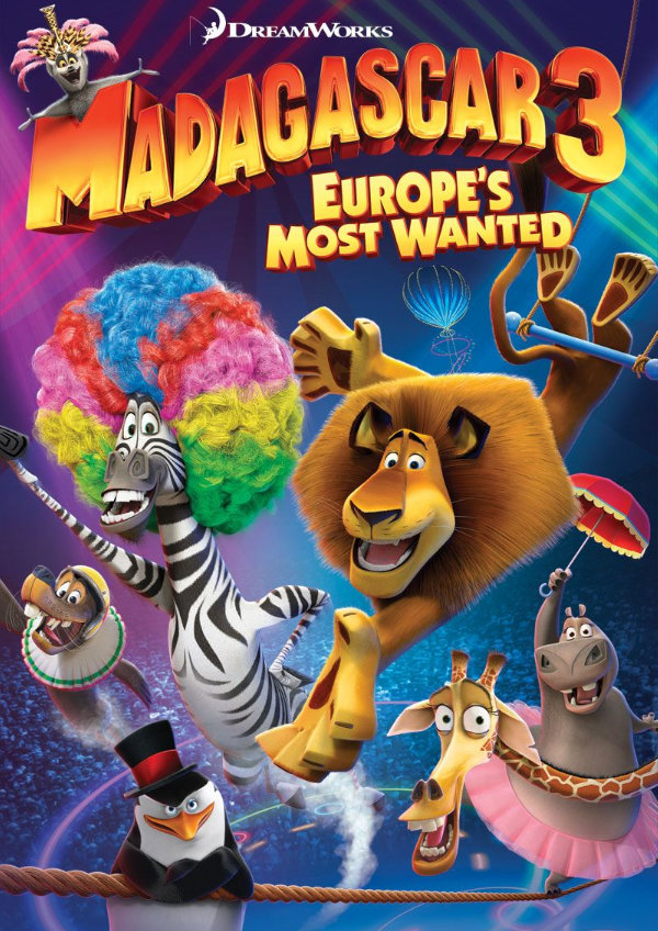 'Madagascar 3: Europe's Most Wanted' movie poster