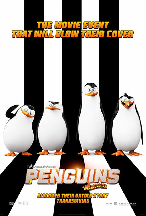 'Penguins Of Madagascar' movie poster