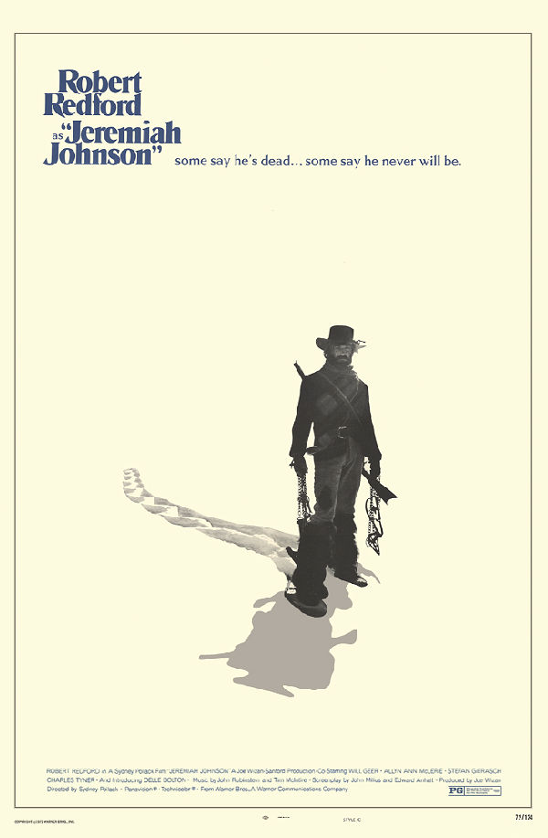 'Jeremiah Johnson' movie poster