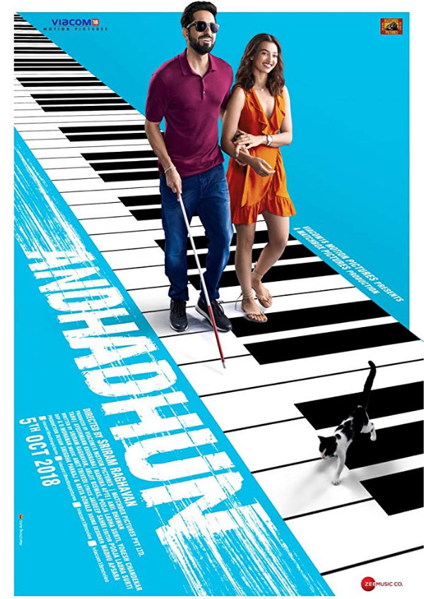 'Andhadhun' movie poster