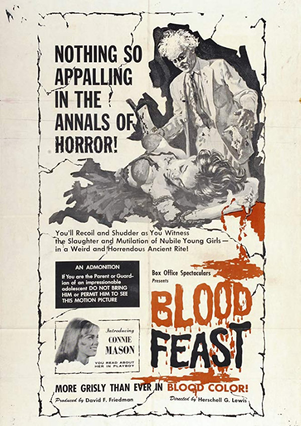 'Blood Feast' movie poster