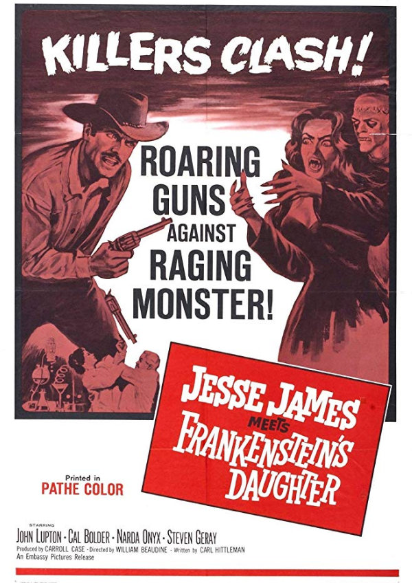 'Jesse James Meets Frankenstein's Daughter' movie poster