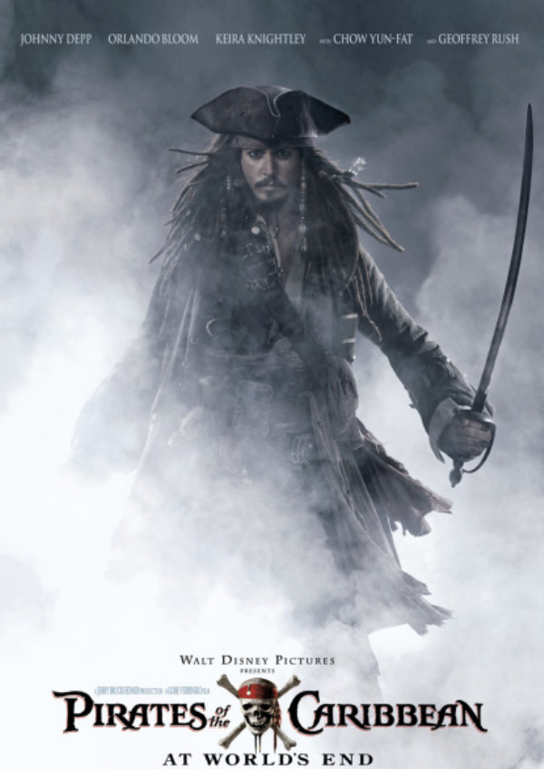 'Pirates Of The Caribbean: At World's End' movie poster