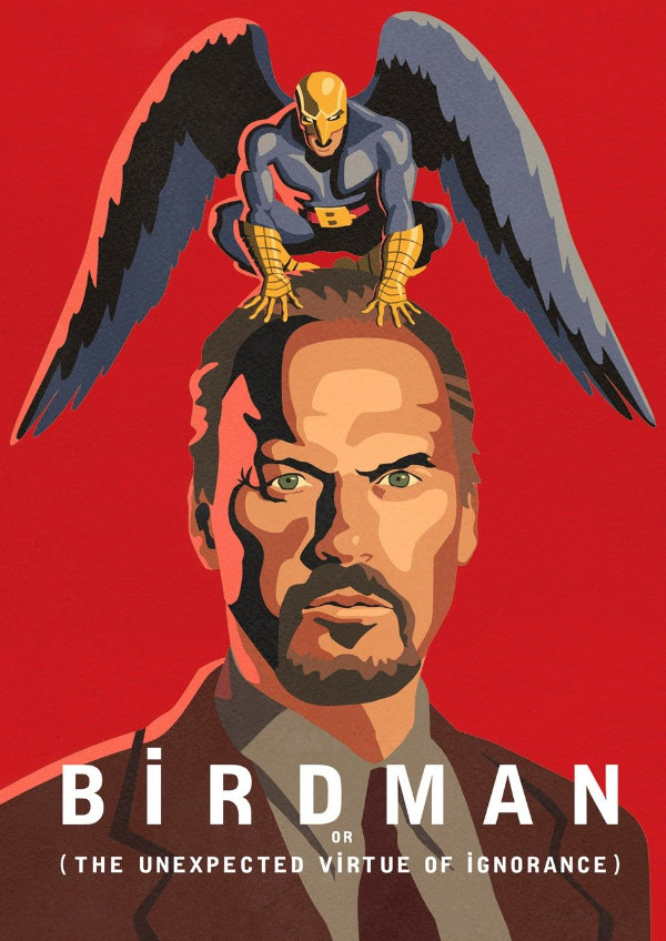 'Birdman or (The Unexpected Virtue of Ignorance)' movie poster
