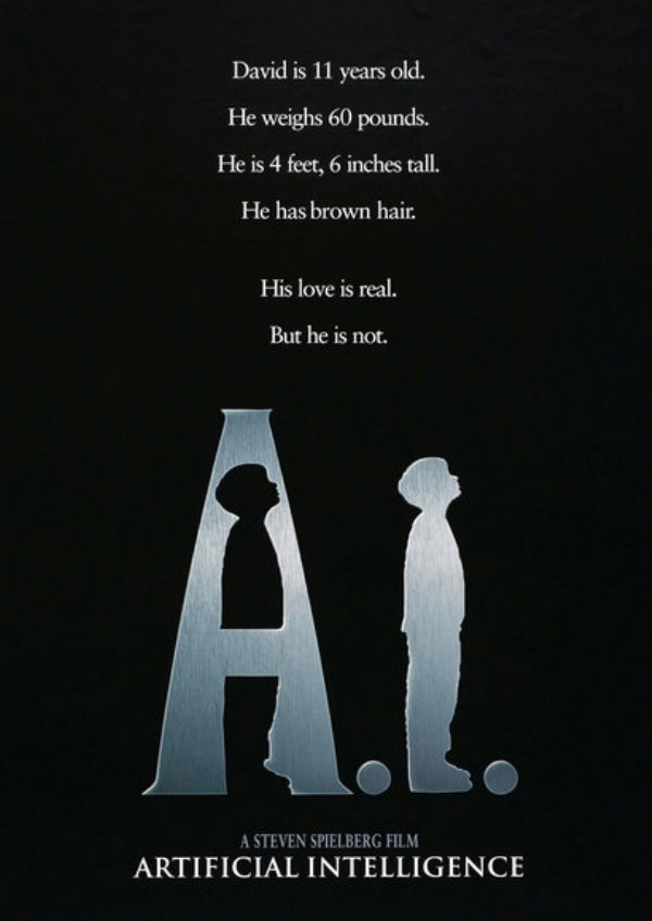'A.I. Artificial Intelligence' movie poster