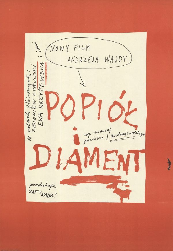 'Ashes and Diamonds (Popiól i diament)' movie poster