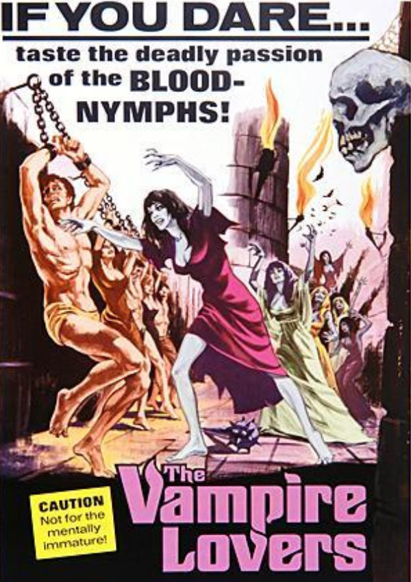 'The Vampire Lovers' movie poster