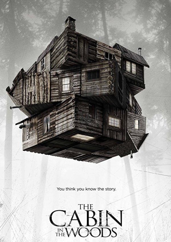 'The Cabin In The Woods' movie poster