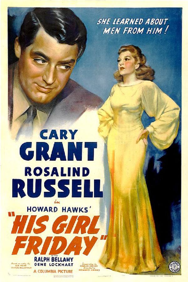 'His Girl Friday' movie poster