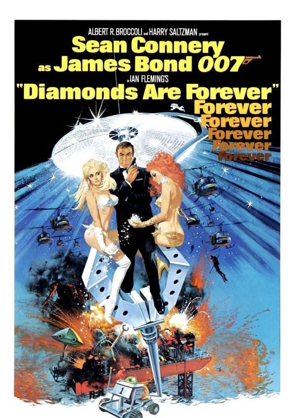 'Diamonds Are Forever' movie poster