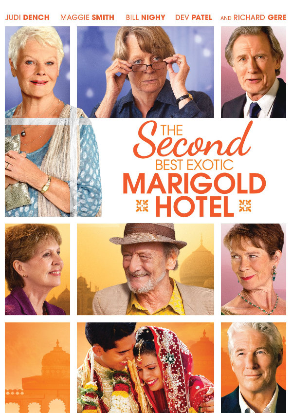 'The Second Best Exotic Marigold Hotel' movie poster