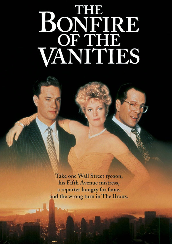 'The Bonfire of the Vanities' movie poster