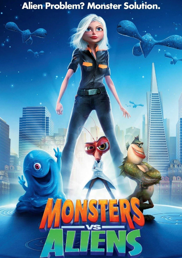 'Monsters vs. Aliens' movie poster