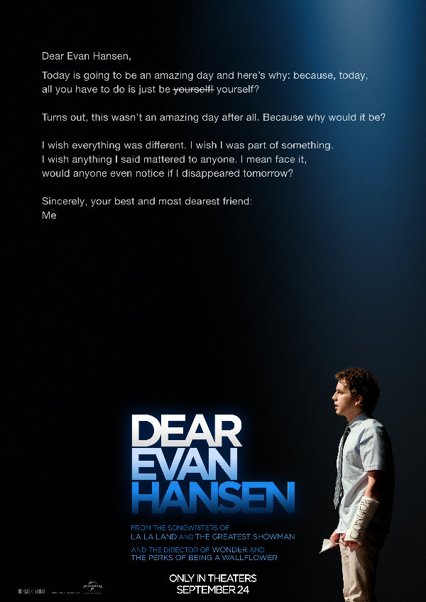 'Dear Evan Hansen' movie poster