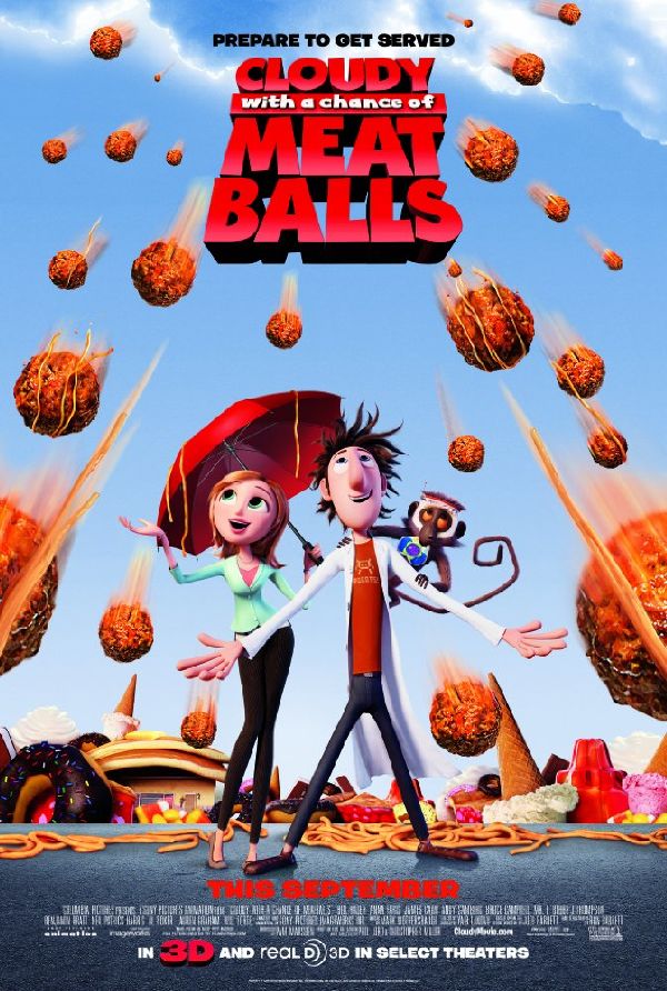 'Cloudy With a Chance of Meatballs' movie poster