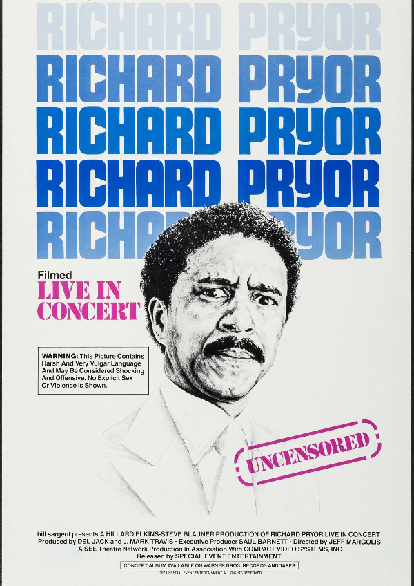 'Richard Pryor: Live In Concert' movie poster