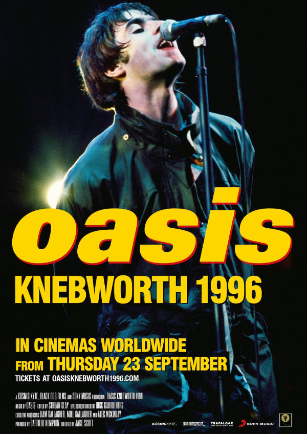 'Oasis Knebworth 1996' movie poster