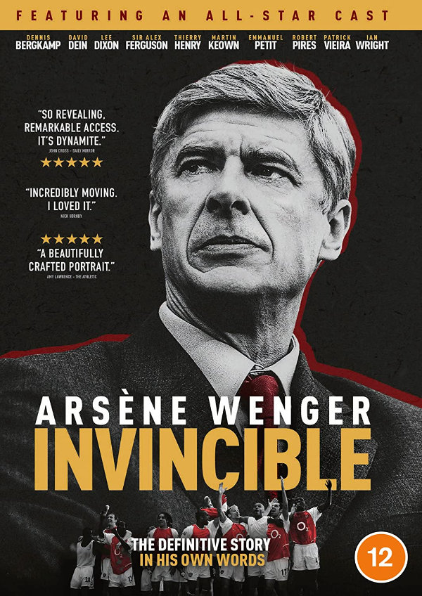 'Arsene Wenger: Invicible' movie poster