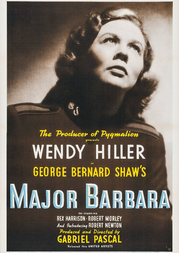 'Major Barbara' movie poster
