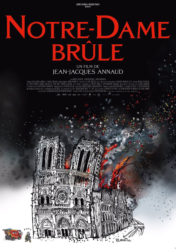 'Notre-Dame On Fire' movie poster