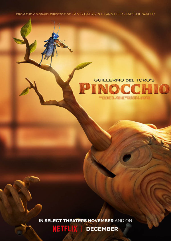'Guillermo del Toro's Pinocchio' movie poster