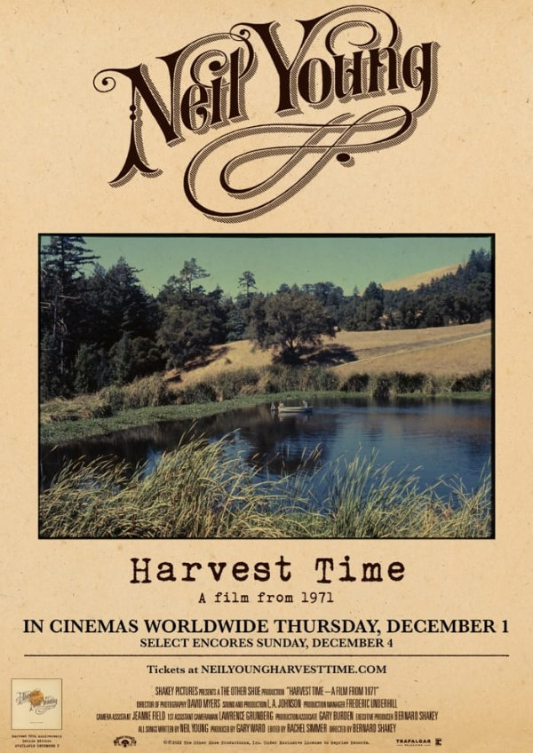 'Neil Young: Harvest Time' movie poster