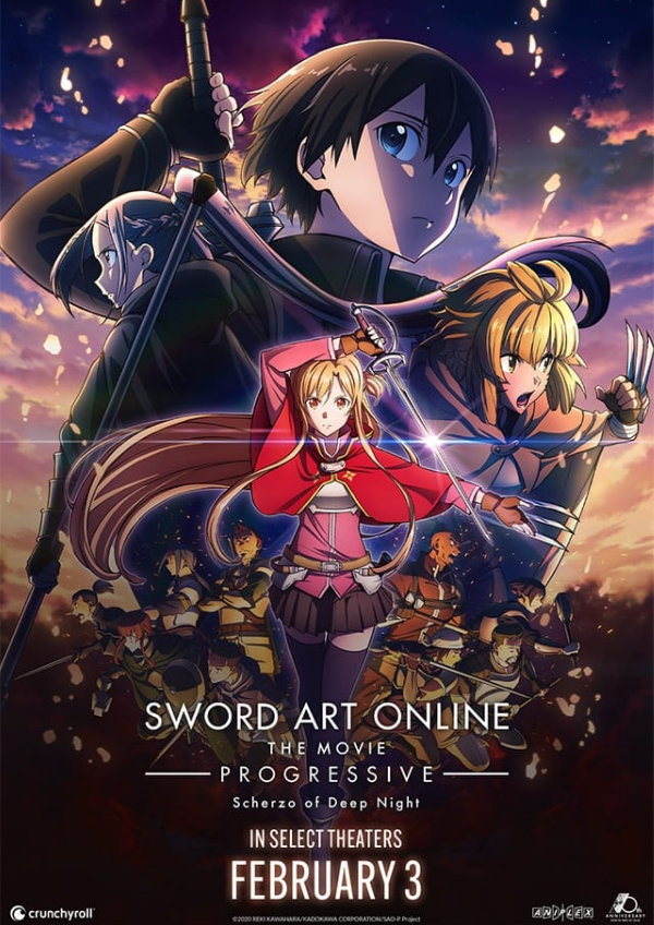 'Sword Art Online the Movie: Progressive - Scherzo of Deep Night' movie poster