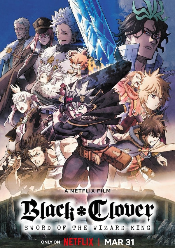 'Black Clover: Sword of the Wizard King' movie poster