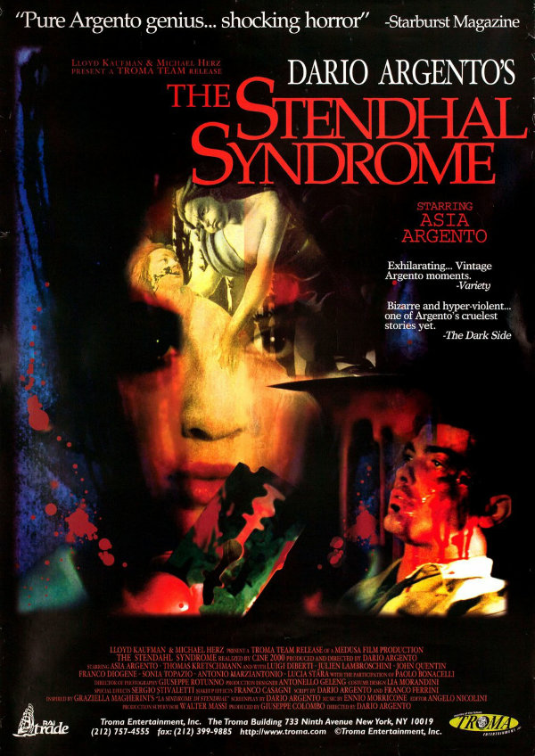 'The Stendhal Syndrome' movie poster