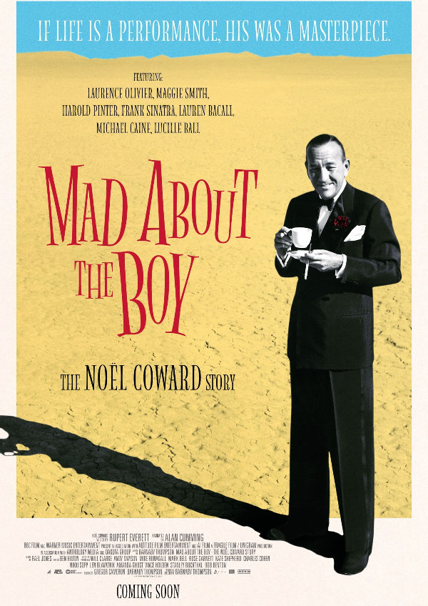 'Mad About The Boy - The Noël Coward Story' movie poster
