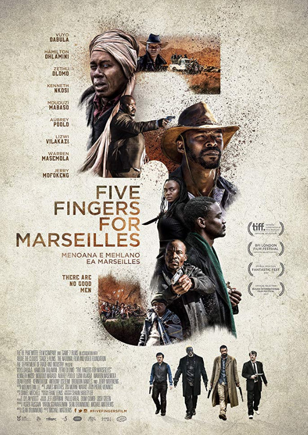 'Five Fingers For Marseilles' movie poster