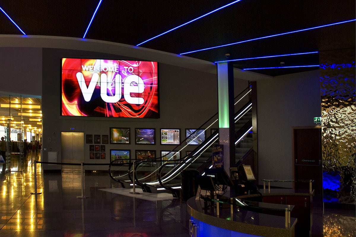 Vue Cinemas Westfield Stratford City movie showtimes in London